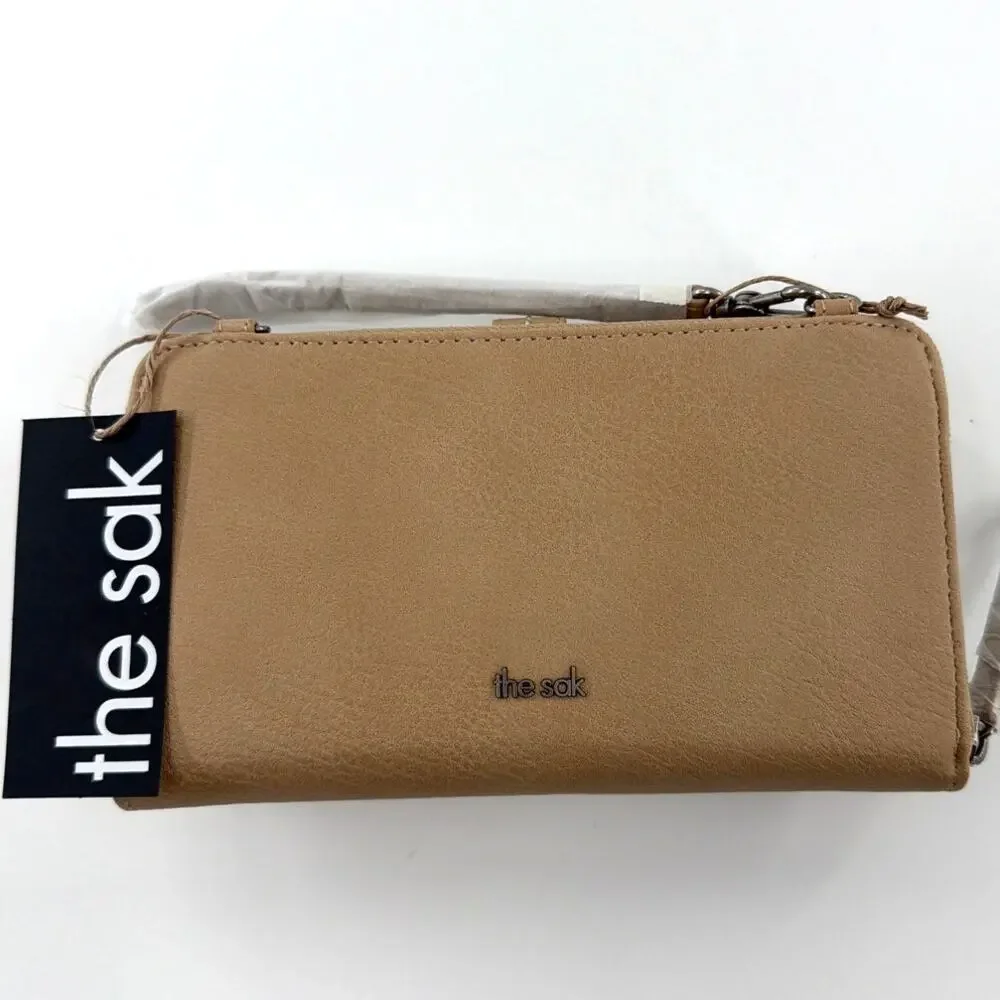 The Sak Natural Medallion Iris Smartphone Crossbody Bag